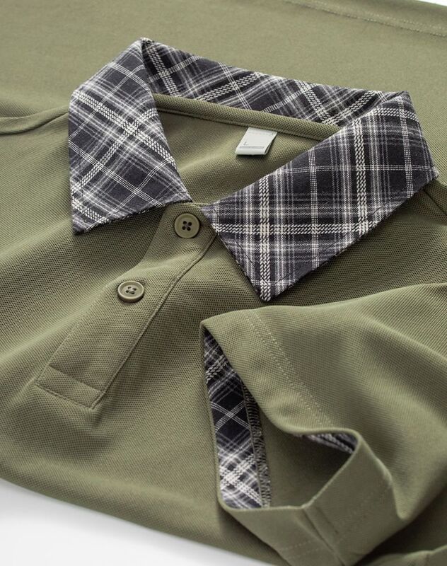 2175 Summer Hot Item 200g 100% Polyester Fiber Fashionable Imitation Cotton Round Bead Men's Polo Shirt