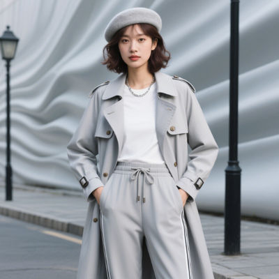 Skin Friendly 100 Polyester Outdoor Fabric Breathable / Comfortable Trench Coat Fabric