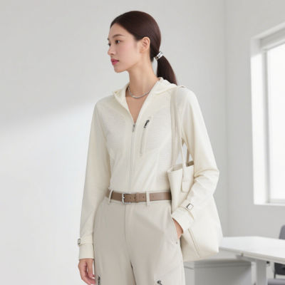 Unidirectional Moisture Wick Fabric 64% Polyester 36% Cotton Outdoor Clothing Fabric 300GSM