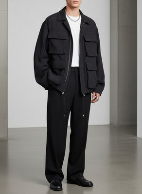 Artistic Weaving Texture Polyester Jacquard Fabric 130CM Width 175G Weight for Spring and Autumn Apparel